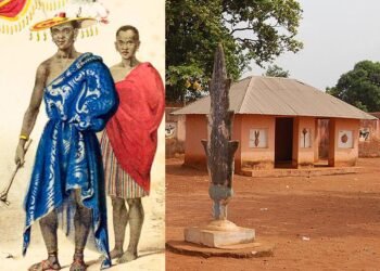 Study confirms funerary huts at King Ghezo's palace built with blood of human sacrifice victims