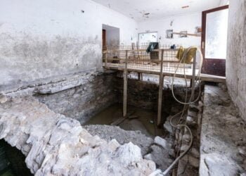 Archaeologists discover Roman baths and mosaics under split city museum in Croatia