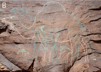 Ancient life-size rock art in Saudi Arabia reveals earliest human presence and desert oases