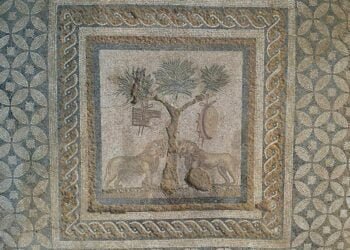 Roman lion mosaic unearthed in ancient city Prusias ad Hypium