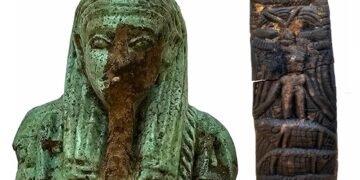 British archaeologists uncover lost Egyptian city of Imet with rare tower houses and temple to cobra goddess Wadjet