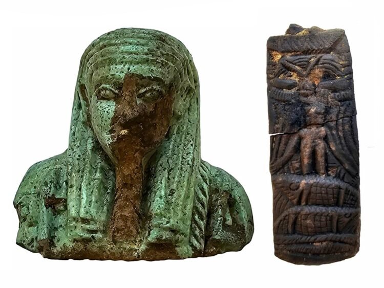 British archaeologists uncover lost Egyptian city of Imet with rare tower houses and temple to cobra goddess Wadjet