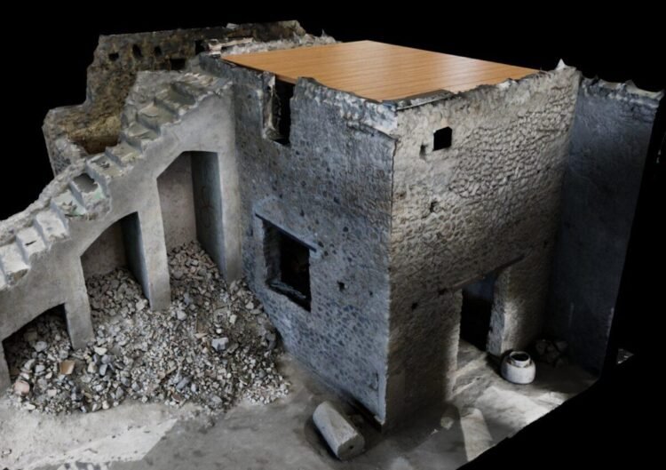 Digital archaeology reveals lost Pompeii towers rising above elite Roman villas