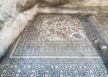 Massive ancient Roman mosaic unearthed in Syria