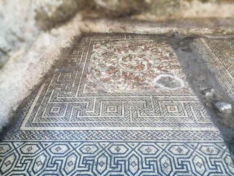 Massive ancient Roman mosaic unearthed in Syria