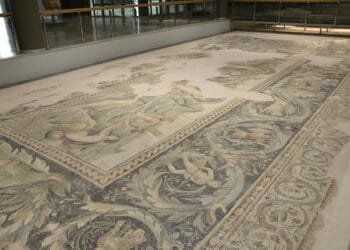 Turkish farmer discovers massive 1,700-year-old Roman mosaic
