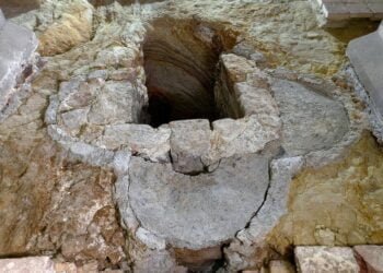 Medieval baptismal font discovered in Quedlinburg, Germany
