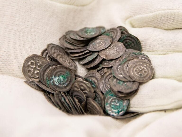 Archaeologists uncover 850-year-old medieval coins in Sweden ...