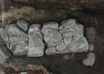 Rare medieval knight tombstone discovered in heart of Gdańsk