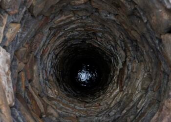 Medieval well hidden beneath Sheffield Castle surveyed with drone technology