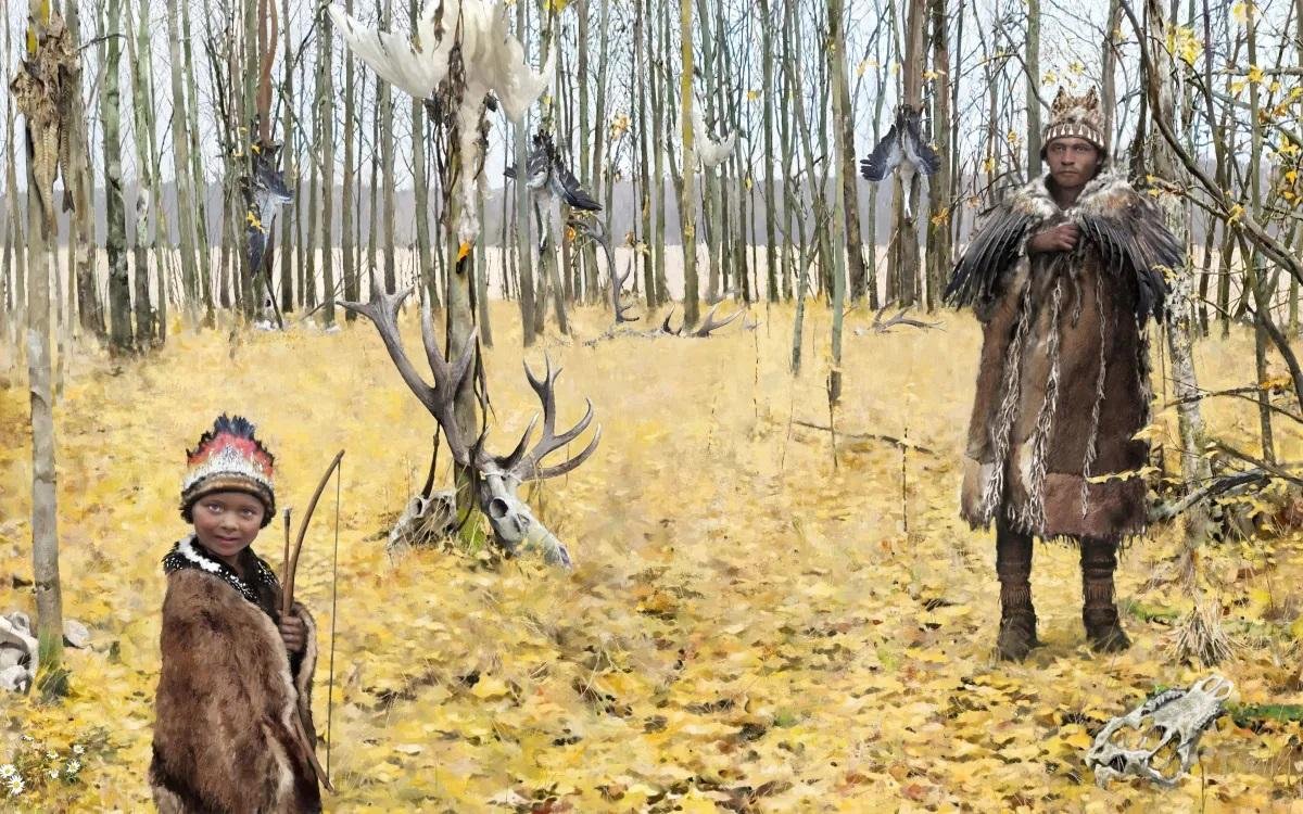 Mesolithic burials in Sweden show ancient fur and feather headgear uncovered by new microscopic analysis