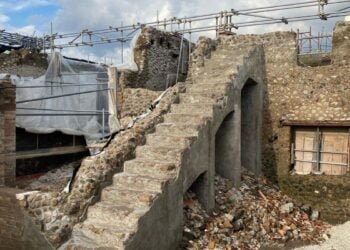 Pompeii excavation reveals ancient Roman construction techniques