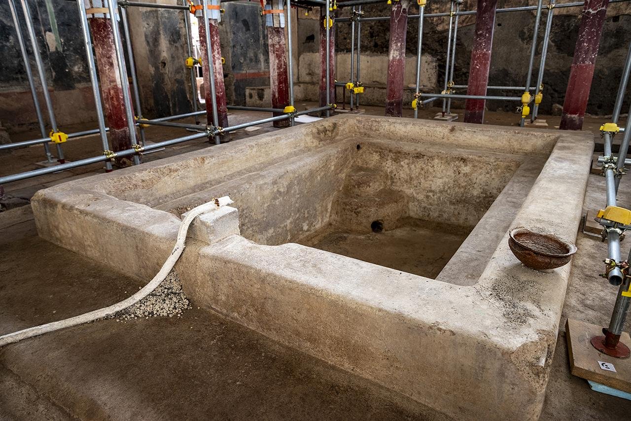 Pompeii excavation reveals spectacular 2,000-year-old private thermal spa and bathhouse