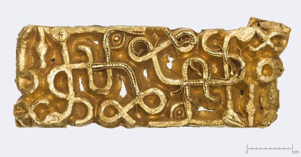 Rare 1,500-year-old gold sword fitting found by hiker in Norway during morning walk