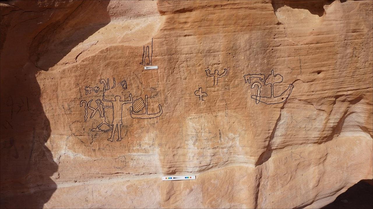 5,000 year old rock art in Sinai shows early Egyptian conquest and control of copper mines