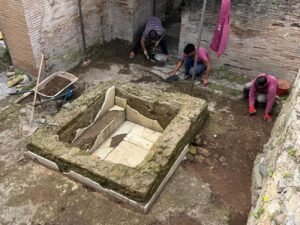 Ancient Roman baths transformed into early Christian church unearthed near Rome