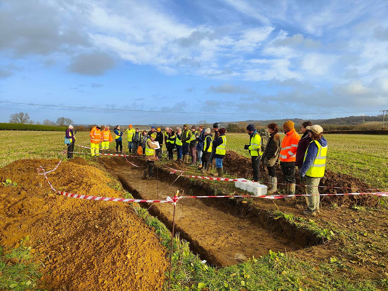 Roman cavalry swords lead to discovery of Iron Age settlement and possible Roman villa in Gloucestershire