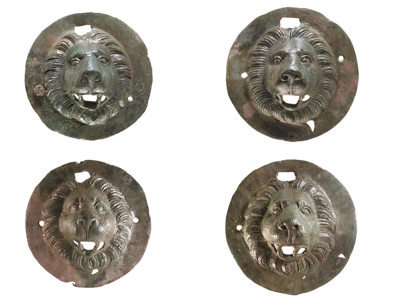 1,900-year-old Roman-era lion-head discs reveal burial customs and cultural symbolism