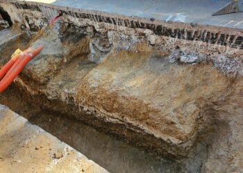 2,000-year-old Roman road revealed directly under Old Kent Road in London
