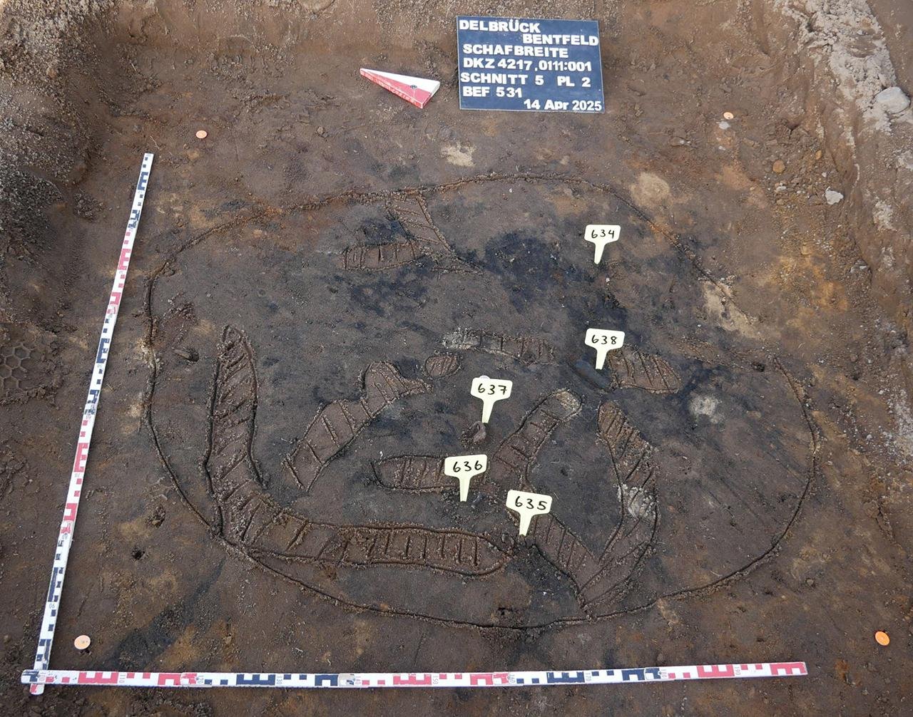 Roman-era settlement and mysterious burial unearthed in Delbrück-Bentfeld