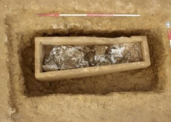 Roman stone coffin as heavy as a polar bear unearthed during roadworks in UK