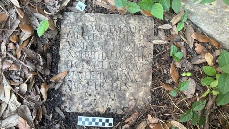 Roman soldier’s 1,900-year-old tombstone mysteriously found in a New Orleans backyard
