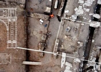 Archaeologists unearth Roman triumphal arch in Serbia