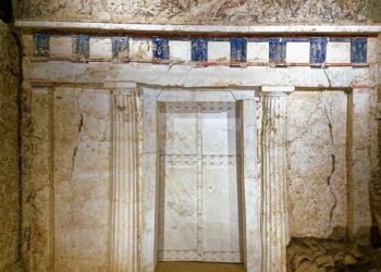 The royal tombs in Vergina.