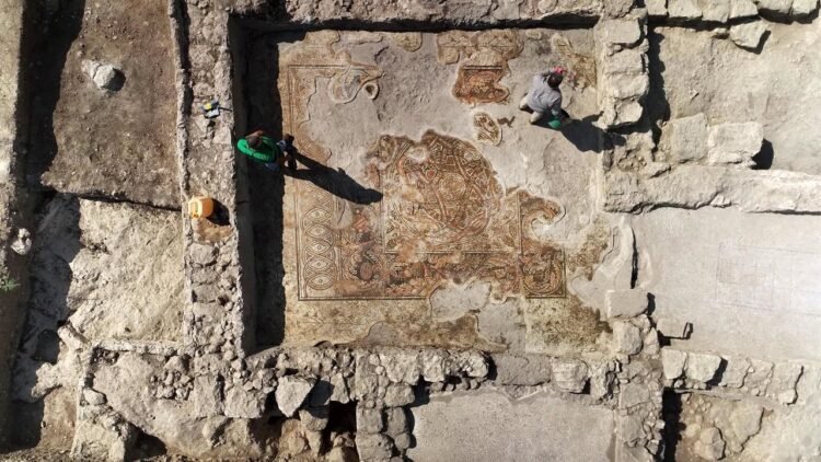 Archaeologists uncover 1,600-year-old Samaritan estate with mosaics in Kafr Qasim