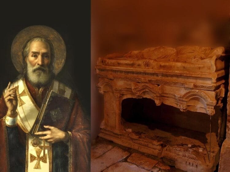 Sarcophagus of 'real Santa Claus' found at St. Nicholas Church in Turkey