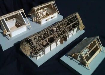 Ancient settlement with weaving workshop and longhouses uncovered in Germany gravel pit