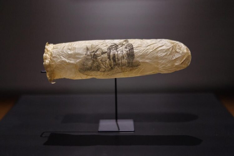 Rijksmuseum displays 200-year-old sheep appendix condom with erotic artwork