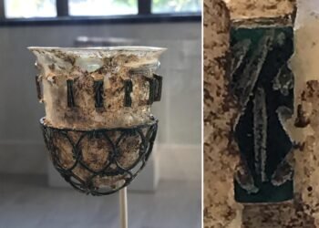 Hidden signatures of ancient Rome’s master glassmakers uncovered