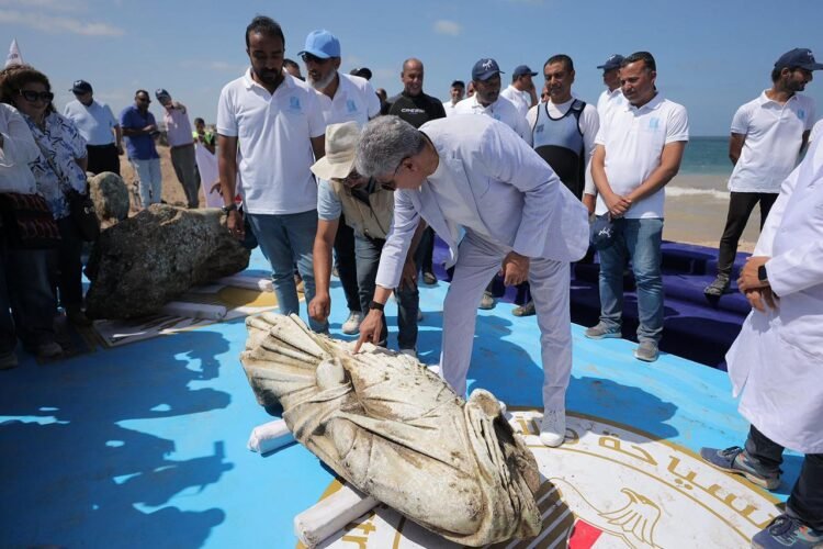 Treasures resurface from Egypt’s sunken city of Canopus, the ancient port lost to the sea