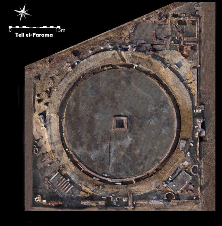 2,200-year-old circular temple dedicated to Pelusius uncovered in Egypt’s ancient city of Pelusium