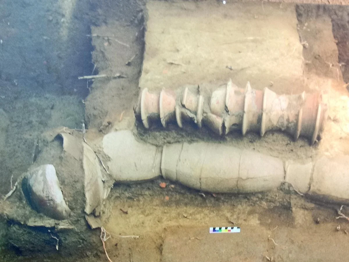 Archaeologists uncover 2,600-year-old terracotta pipeline in India