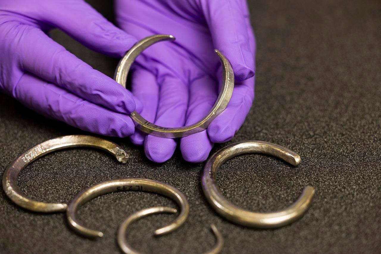 Viking silver treasures from the Burray Hoard go on display at Orkney Museum