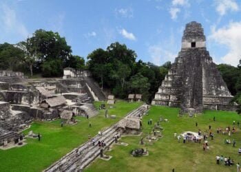 Maya ruins of Tikal in Guatemala.