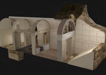 Tomb built for Alexander the Great's best friend, Hephaestion, aligned with winter solstice