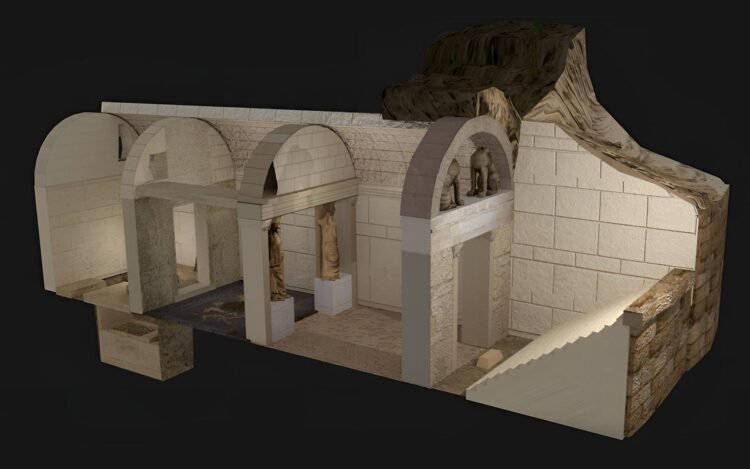 Tomb built for Alexander the Great's best friend, Hephaestion, aligned with winter solstice
