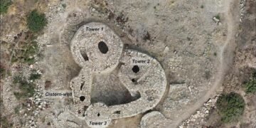 Bronze Age towers in Sardinia remained centers of worship and ritual in the Iron Age