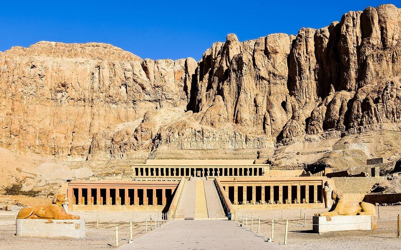 Templo de Hatshepsut em Luxor, Egito. Crédito: AXP Photography