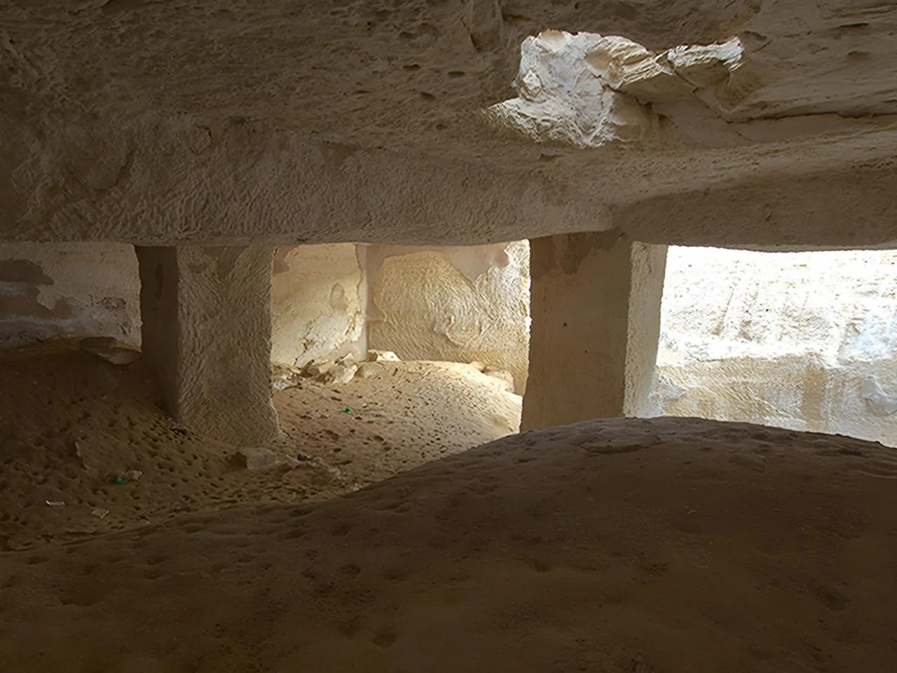 1st century CE underground cisterns discovered in Egypt, alongside WWII vestiges