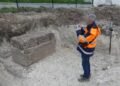 An unlooted 1800-year-old Roman sarcophagus discovered in France