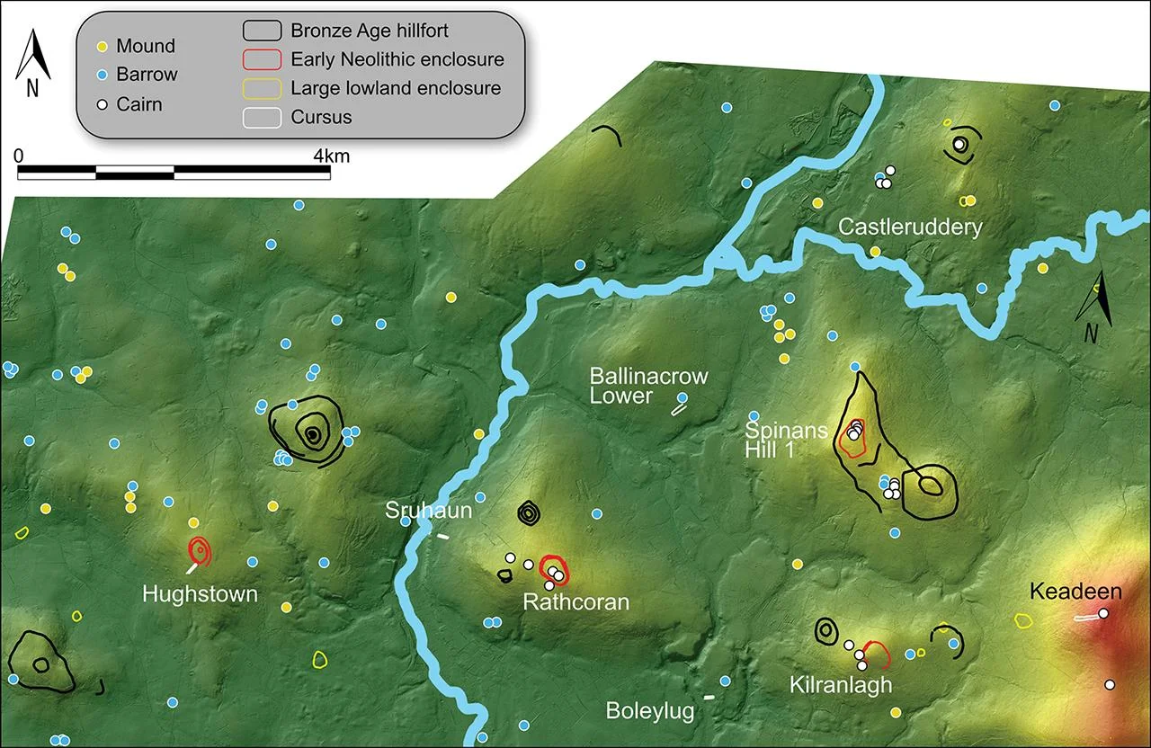 Hundreds of previously unrecorded monuments discovered in Baltinglass, Ireland