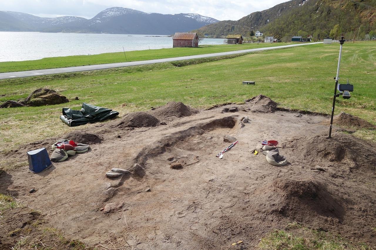 Viking-era boat burial unearthed in Norway reveals 1,100-year-old remains of woman and her dog