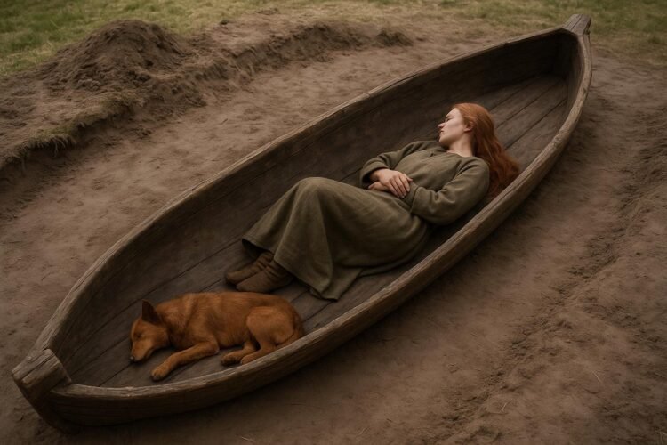 Viking-era boat burial unearthed in Norway reveals 1,100-year-old remains of woman and her dog