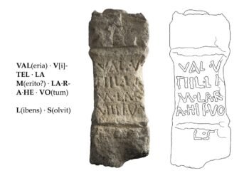 Archaeologists uncover 1st-century votive altar on Mount Arriaundi, Spain